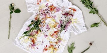 white and red floral textile