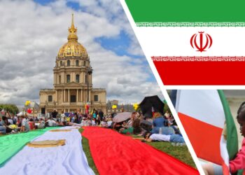 Wolny Iran w Paryżu z metrem w tle. 01-02.07.2023 rok