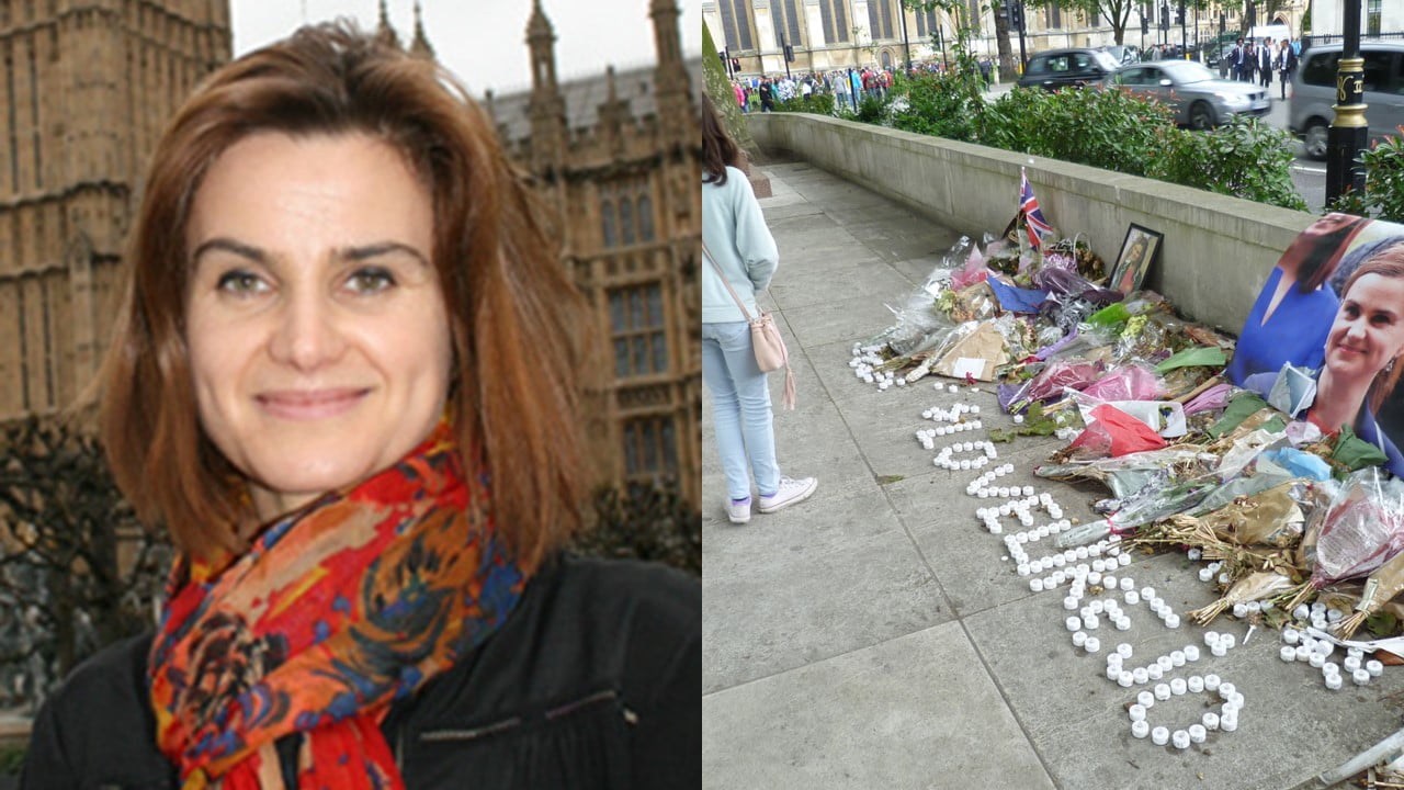 Jo Cox została zabita przez faszystę 16 czerwca 2016 w swoim biurze poselskim w Birstall koło Leeds. Ugodzono ją nożem i śmiertelnie postrzelono
