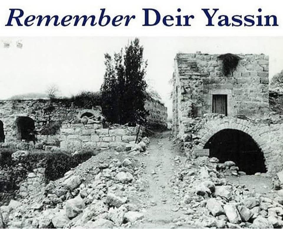 Masakra w Dear Yasin 1948 – Tekst Nidal  Hamad