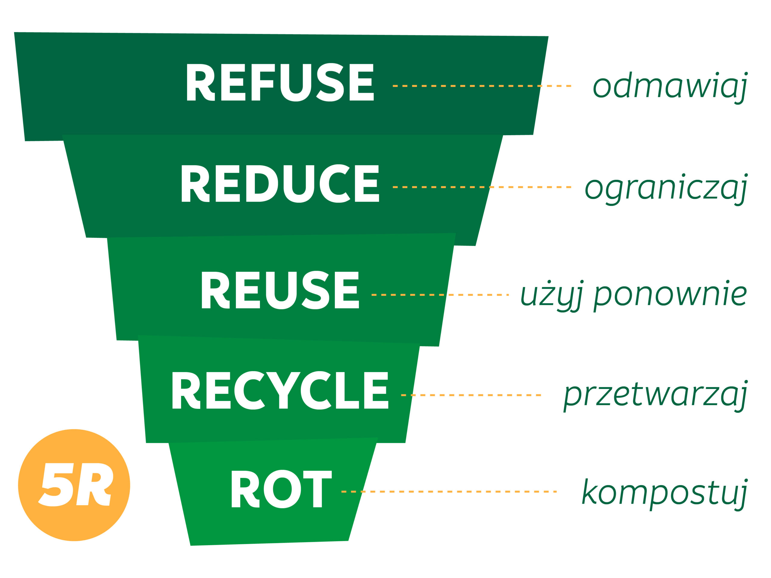 a green and white chart with white text